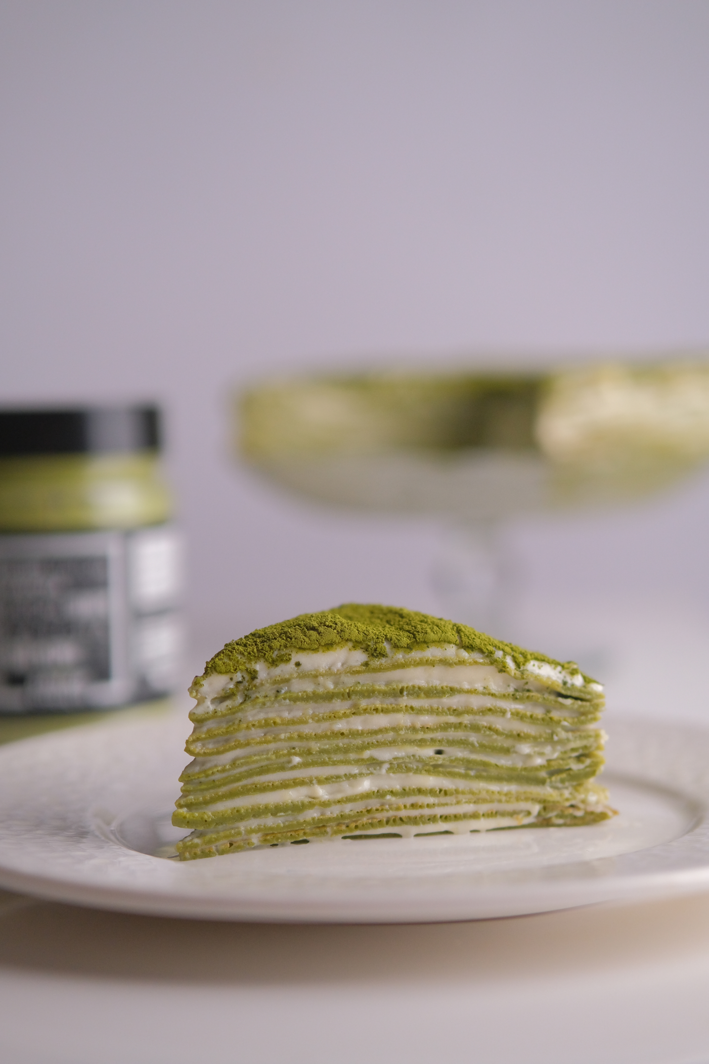 Млинчиковий торт з чаєм матча🥞🌱